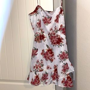 Floral ruffled Rue21 dress.